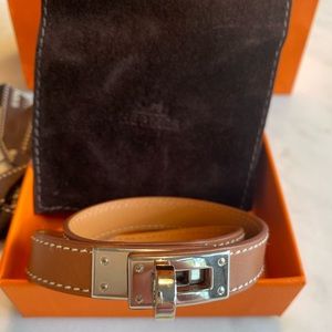 HERMÈS Kelly Double Tour wrap bracelet